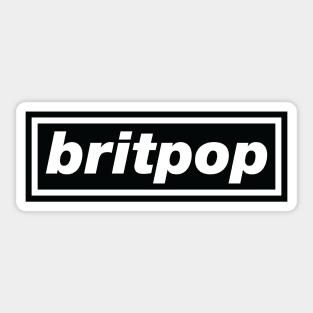 Britpop Sticker